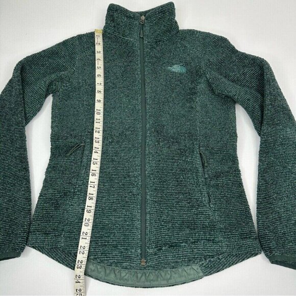 The North Face Women’s Green Osito 2 Full Zip Raschel Teddy Jacket XS/C34 - Picture 10 of 12